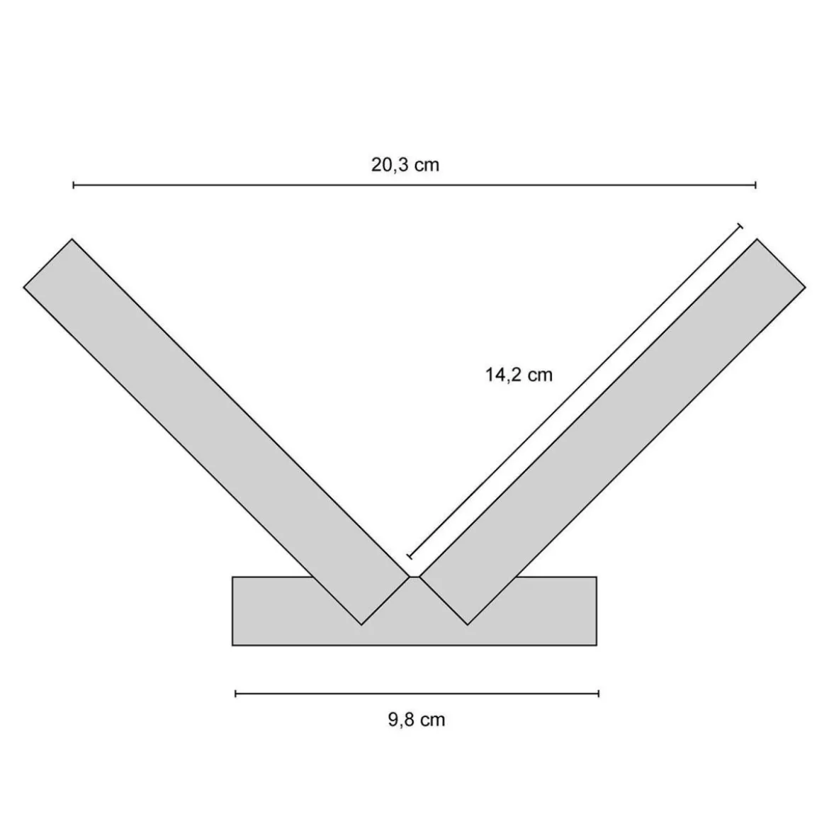 Gehrungslade MDF 51 cm