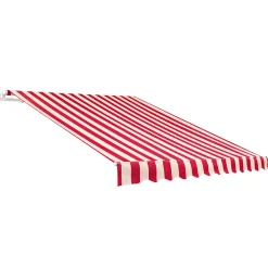 Gelenkarmmarkise Nizza rot-weiss 300 x 200 cm