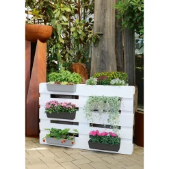 Geli Pflanzgefäß Easy 34 x 14 cm betonfarben hell