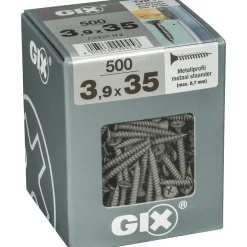 Gix Schnellbauschraube A Feingewinde 3,9 x 35 mm 500 Stück