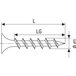 Gix Schnellbauschraube B 3,9 x 35