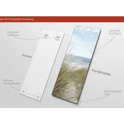 Glas-Art Ocean View I 30 x 80 Glasbild
