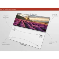 Glas-Art Silence 50 x 125 cm Glasbild