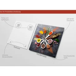 Glas-Art Spicery I 50 x 50 Glasbild