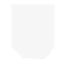 Glasbodenplatte 8mm Sechseck100x120cm