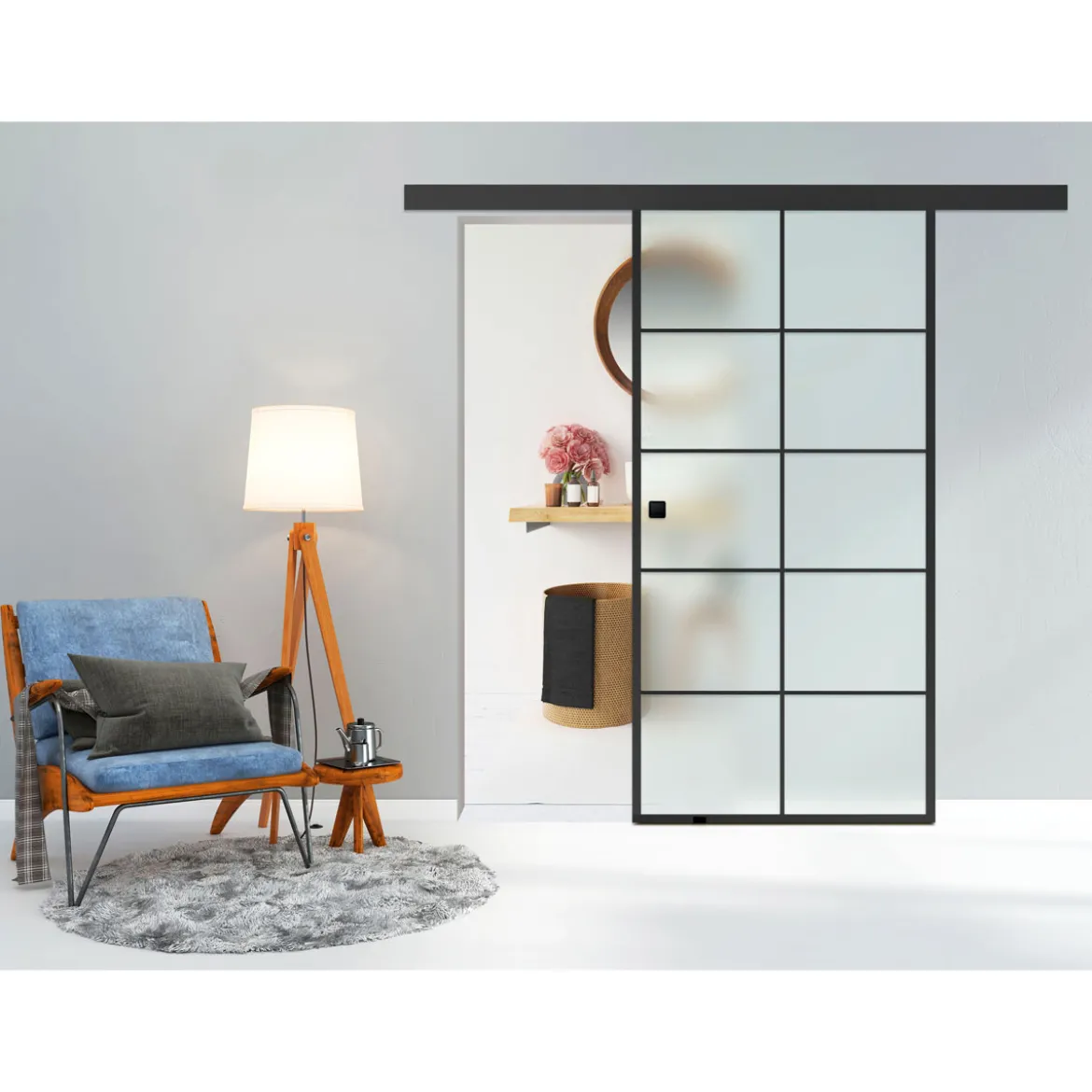 Glasschiebetür Loft