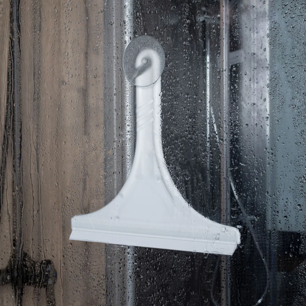 Glaswischer zum problemlosen Abwischender Dusche und anderer glatten Flächen