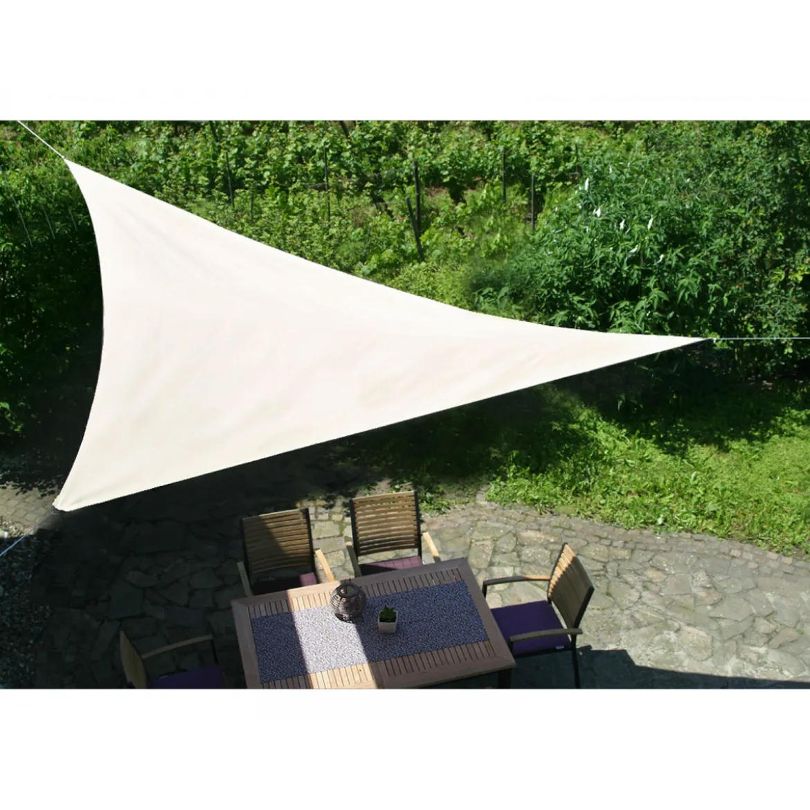 GO-DE Sonnensegel Natur 360 cm