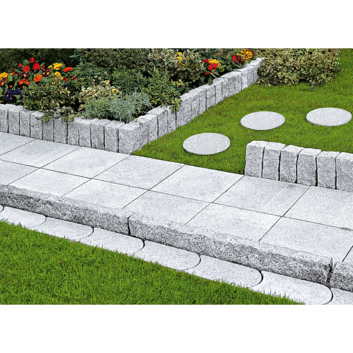 Granit-Terrassenplatte 40 x 40 x 3 cm