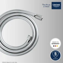 Grohe Brauseschlauch „VitalioFlex Comfort“, chrom, 1,50 m