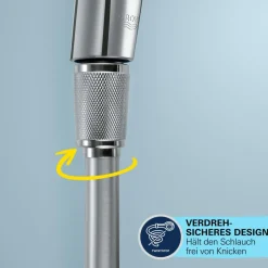 Grohe Brauseschlauch „VitalioFlex Comfort“, chrom, 1,75 m