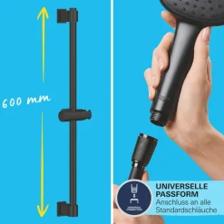 Grohe Brausestangenset Vitalio Start 110 2 Strahlarten (Rain, Jet)