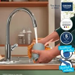 Grohe Einhand-Spültischbatterie Start Edge 1/2