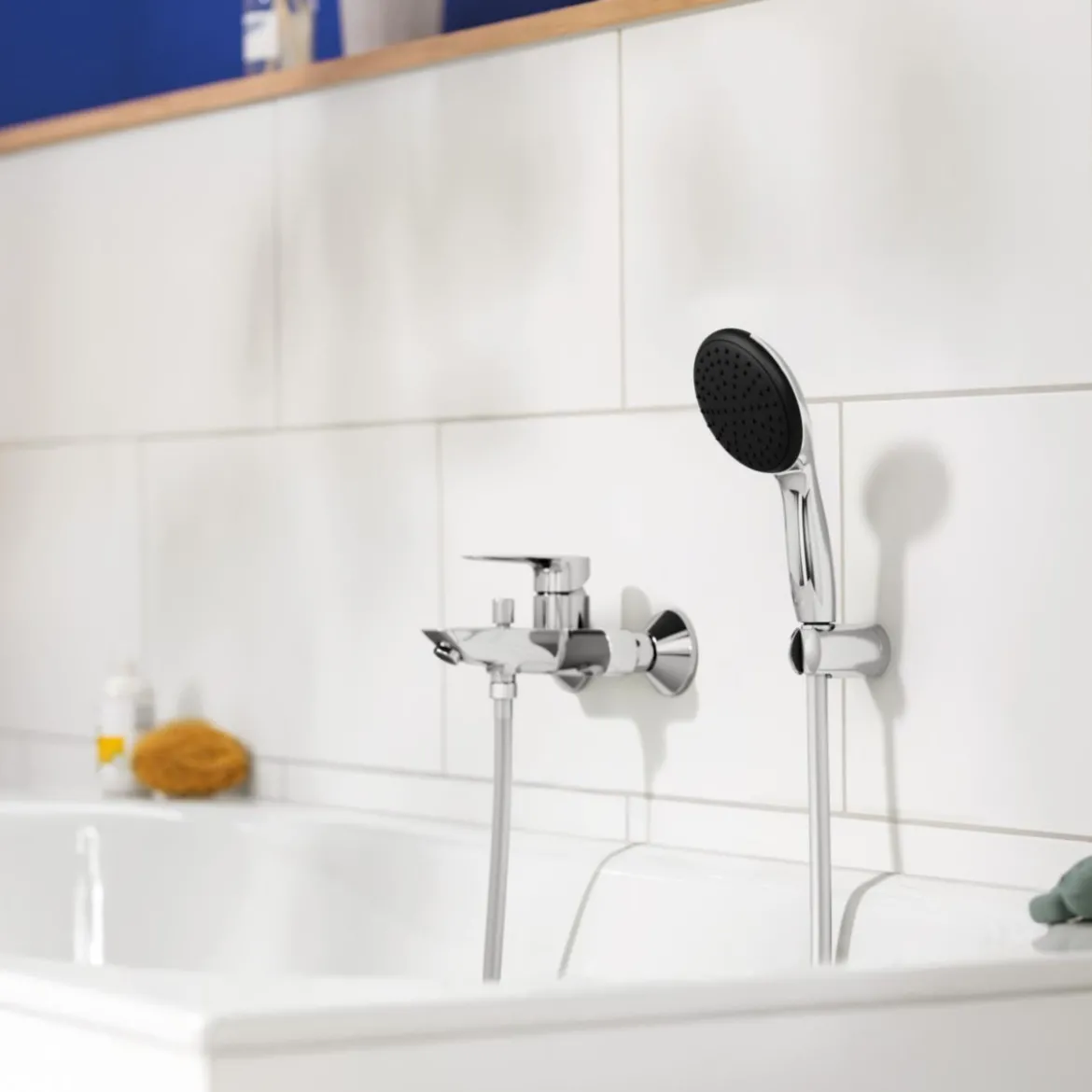 Grohe Einhand-Wannenbatterie Start Edge chrom 15 x 16,8 cm