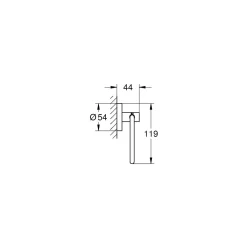 Grohe WC-Papierhalter matt schwarz