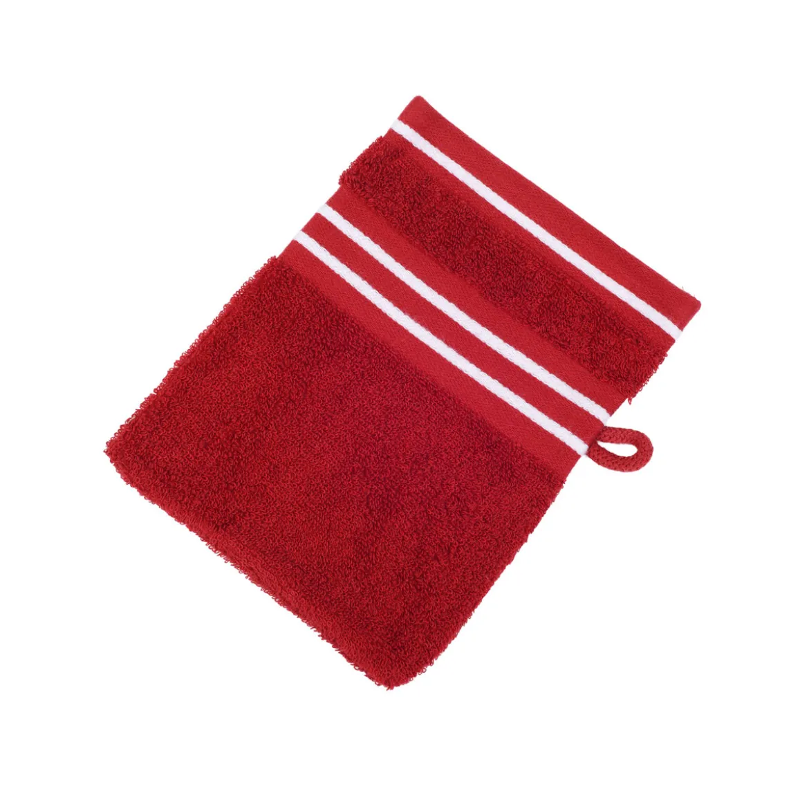 Gözze Frottier-Waschhandschuh Rio 16 x 21 cm rot vollfarbig