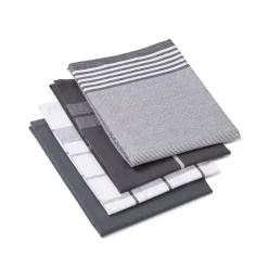 Gözze Geschirrtücher 100% Baumwolle 4er Pack 50x70cm anthrazit