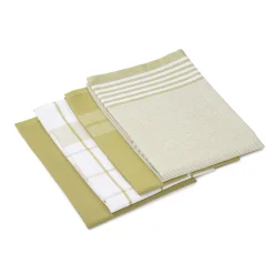 Gözze Geschirrtücher 100% Baumwolle 4er Pack 50x70cm lindgrün