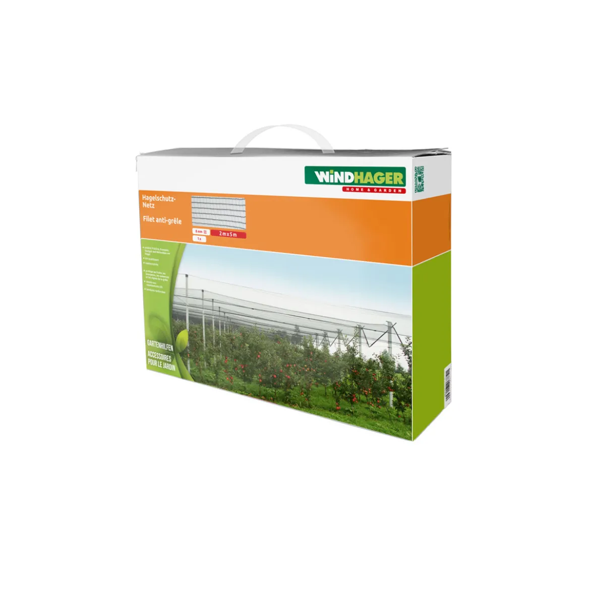 Hagelschutz-Netz 5x2m gruenMaschenweite 8mm