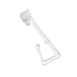 Haken f. Stoffoese m. Rol+Gl.transp 10er