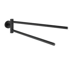 Handtuchhalter m. 2 Armen Bosio Black