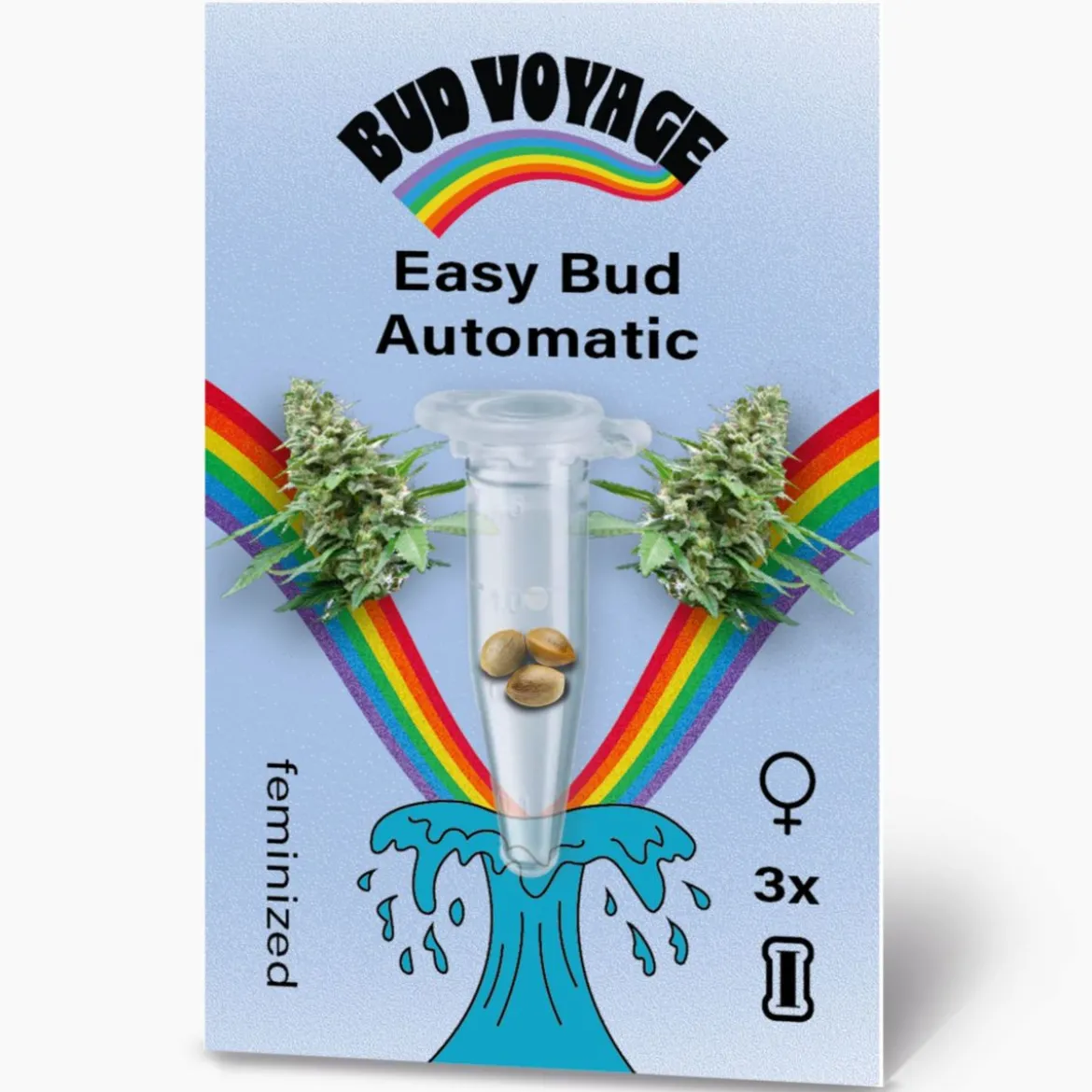 Hanfsamen BudVoyage Hippie Hanf- EasyBud Auto, 3 Samen