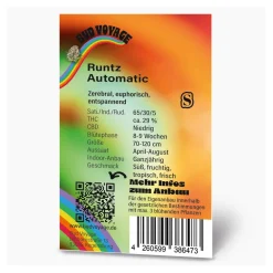Hanfsamen BudVoyage Runtz Auto, 3 Samen