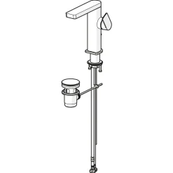 Hansa Waschtischarmatur „Stela Eco“ Chrom