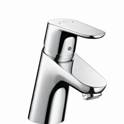 Hansgrohe WT-Armatur Focus 70, chrominkl. Push-Open-Ventil u. Zubehoer