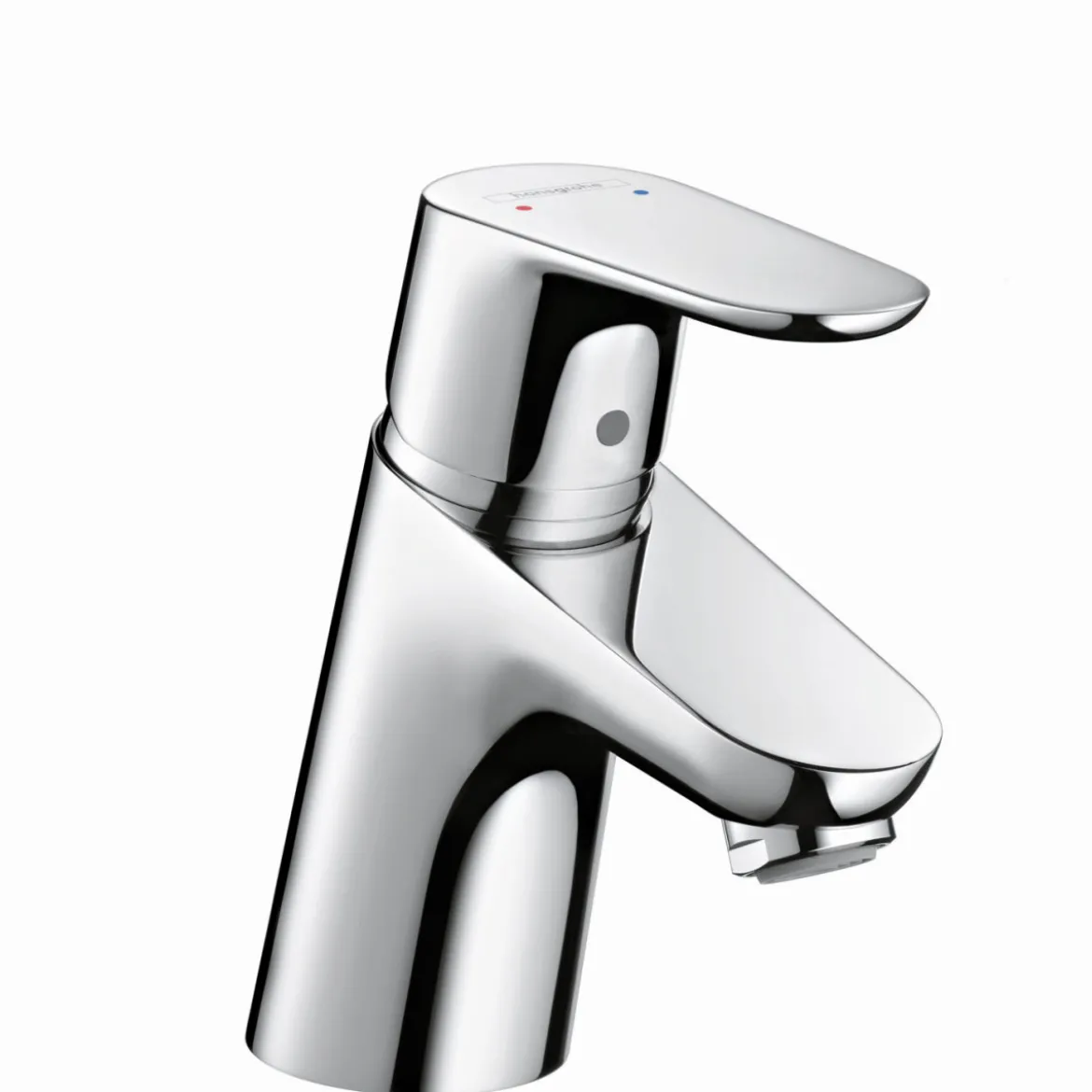Hansgrohe WT-Armatur Focus 70, chrominkl. Push-Open-Ventil u. Zubehoer