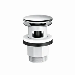 Hansgrohe WT-Armatur Focus 70, chrominkl. Push-Open-Ventil u. Zubehoer