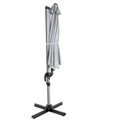 Haveson Ampelschirm Catania 300 cm silbermetallic