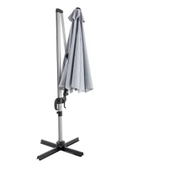 Haveson Ampelschirm Catania 300 cm silbermetallic