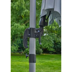 Haveson Ampelschirm Catania 300 cm silbermetallic
