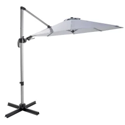 Haveson Ampelschirm Catania 300 cm silbermetallic