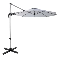 Haveson Ampelschirm Catania 300 cm silbermetallic
