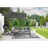 Haveson Ampelschirm Salerno 300 cm anthrazit