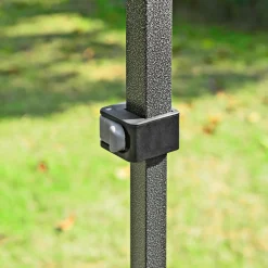 Haveson Faltpavillon LxBxH 367 x 366 x 340 cm Farbe grau Stahlrahmen Überzug aus Polyester