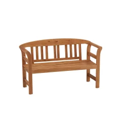 Haveson Gartenbank Lorient 130 x 79 x 50 cm mit Rosendekor