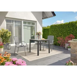 Haveson Gartentisch Trentino 80x73x80cm