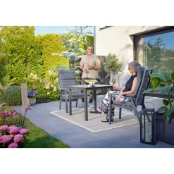 Haveson Gartentisch Trentino 80x73x80cm