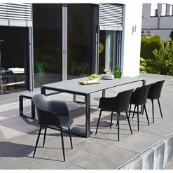 Haveson Kunststoff-Sessel Madeira schwarz