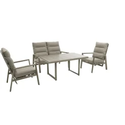 Haveson Lounge-Set Lanzarote 4-teilig