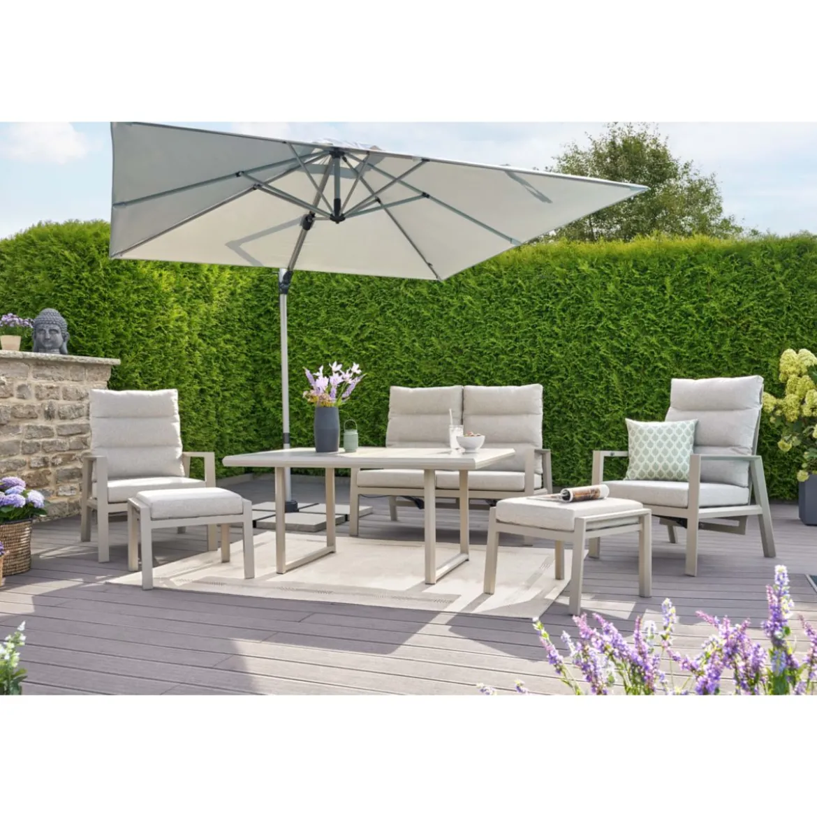 Haveson Lounge-Set Lanzarote 4-teilig