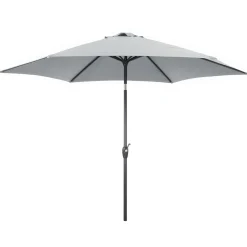 Haveson Marktschirm Lucca silbergrau 3 m