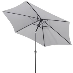 Haveson Marktschirm Lucca silbergrau 3 m