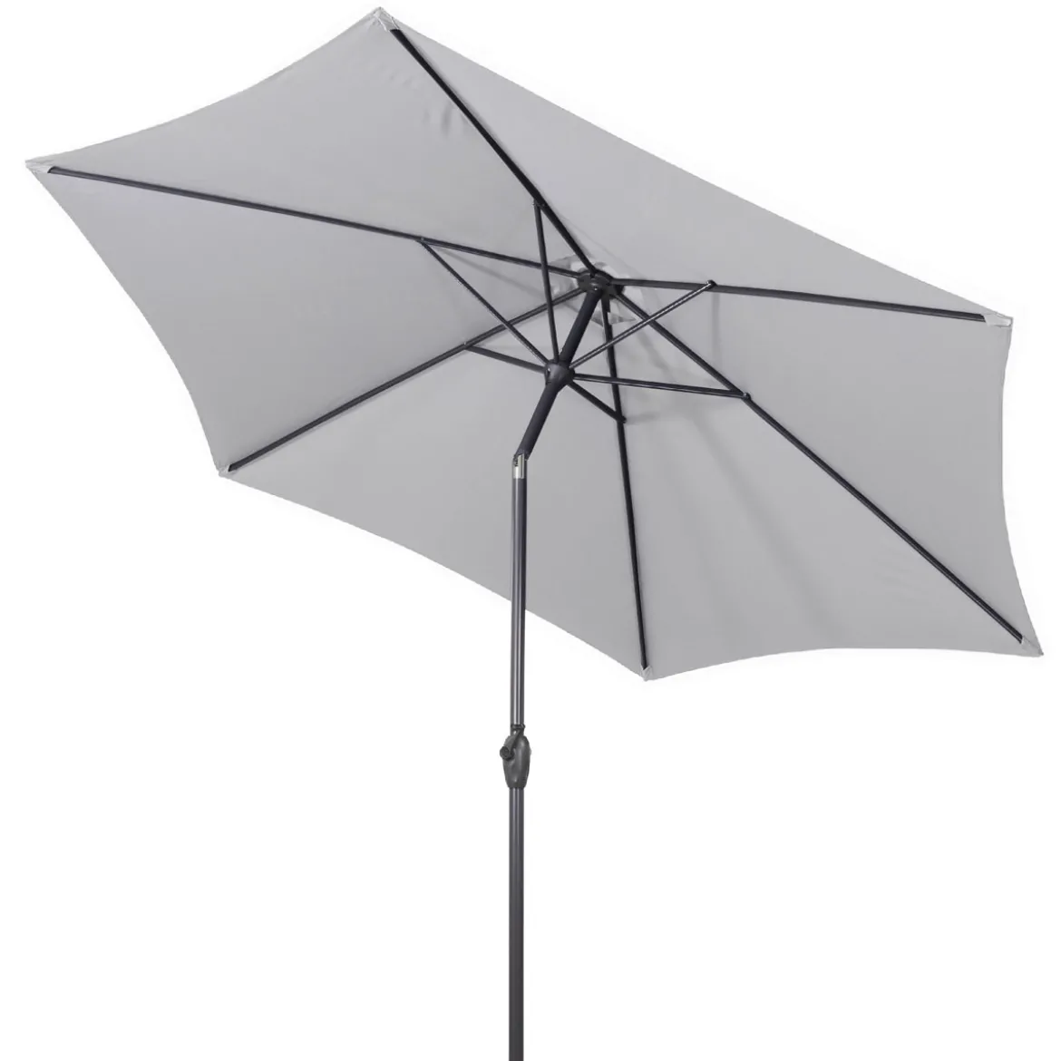Haveson Marktschirm Lucca silbergrau 3 m