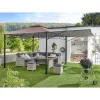 Haveson Pavillon cappuccinofarben 330 x 330 cm