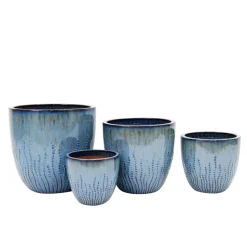 Haveson Pflanztopf Lavanda Keramik 27 x 27 x 25 cm