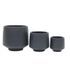 Haveson Pflanztopf PORES anthrazit 23 x 23 x 21 cm